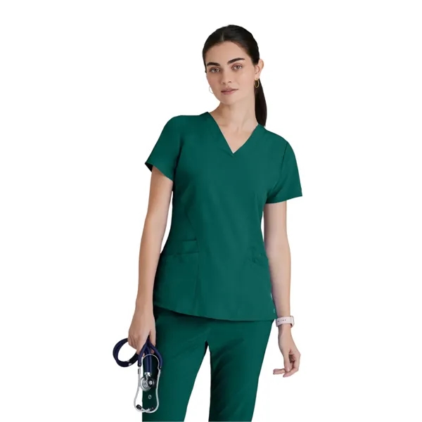 Barco One - Women's Five-Pocket V-Neck Pulse Scrub Top - Barco One - Women's Five-Pocket V-Neck Pulse Scrub Top - Image 9 of 17