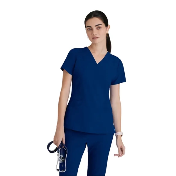 Barco One - Women's Five-Pocket V-Neck Pulse Scrub Top - Barco One - Women's Five-Pocket V-Neck Pulse Scrub Top - Image 11 of 17