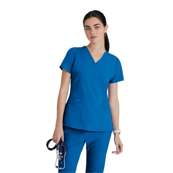 Barco One - Women's Five-Pocket V-Neck Pulse Scrub Top - Barco One - Women's Five-Pocket V-Neck Pulse Scrub Top - Image 13 of 17