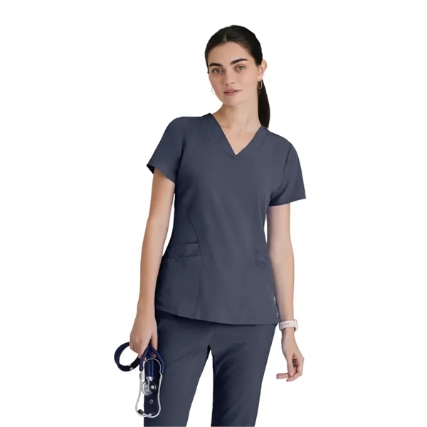 Barco One - Women's Five-Pocket V-Neck Pulse Scrub Top - Barco One - Women's Five-Pocket V-Neck Pulse Scrub Top - Image 15 of 17