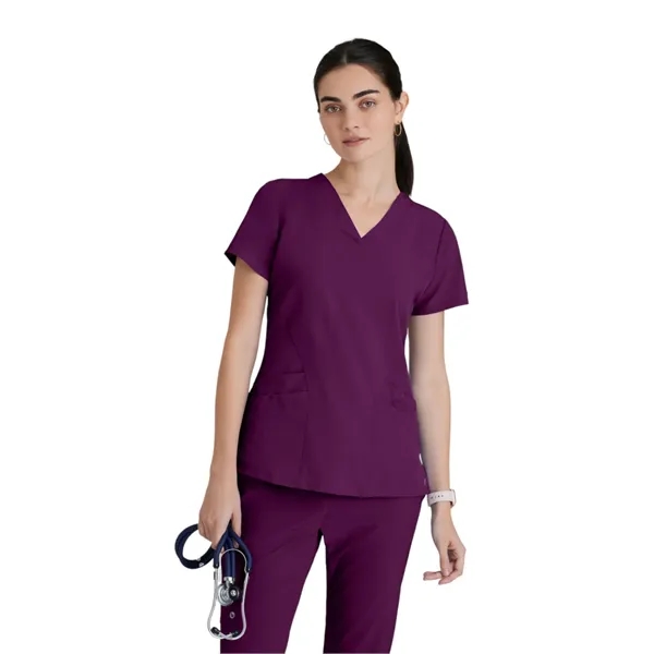 Barco One - Women's Five-Pocket V-Neck Pulse Scrub Top - Barco One - Women's Five-Pocket V-Neck Pulse Scrub Top - Image 17 of 17