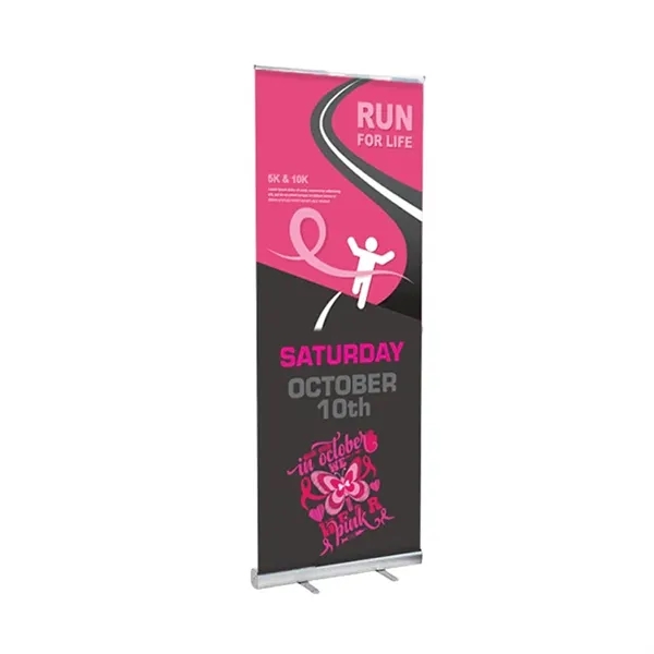DisplaySplash 31  1/2" W x 78  3/4" H Roll-Up Fabric Banner - DisplaySplash 31  1/2" W x 78  3/4" H Roll-Up Fabric Banner - Image 0 of 4