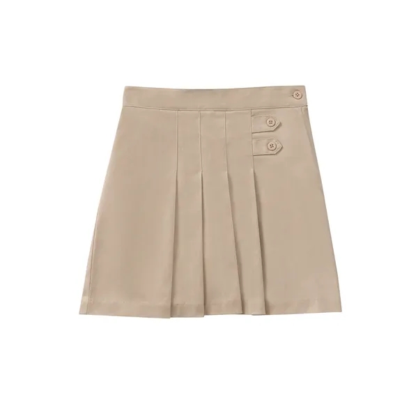 Classroom Uniforms - Girls' Stretch Pleated Tab Scooter - Classroom Uniforms - Girls' Stretch Pleated Tab Scooter - Image 2 of 2