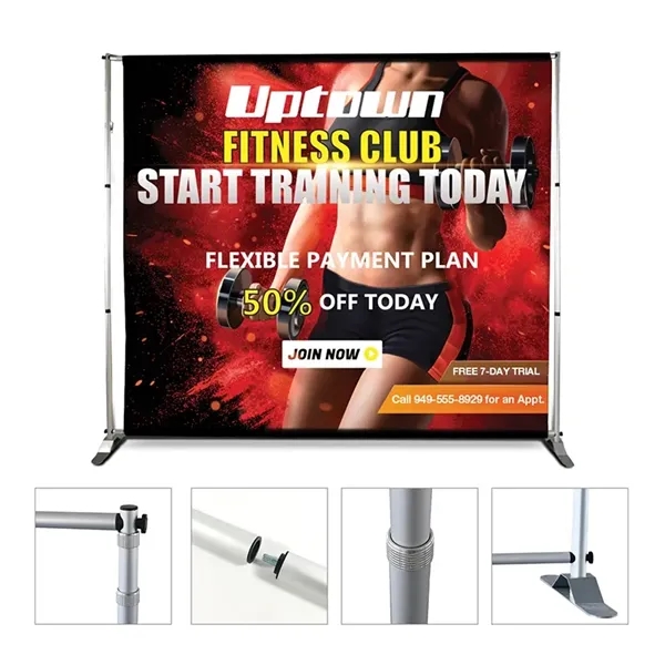 DisplaySplash Fabric Backdrop - 93.6" W x 84" H - DisplaySplash Fabric Backdrop - 93.6" W x 84" H - Image 0 of 0
