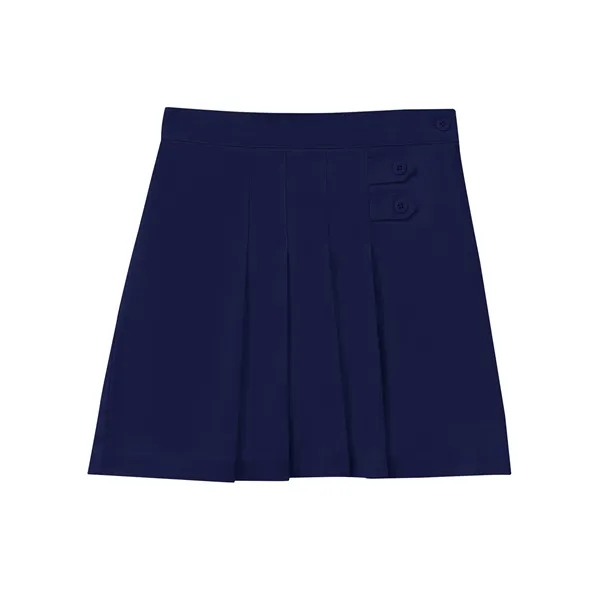 Classroom Uniforms - Girls' Stretch Pleated Tab Scooter - Classroom Uniforms - Girls' Stretch Pleated Tab Scooter - Image 1 of 2