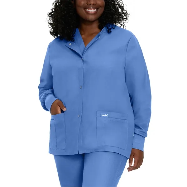 Landau - Essentials - Women's Four-Pocket Crew Neck Warm-... - Landau - Essentials - Women's Four-Pocket Crew Neck Warm-... - Image 5 of 29