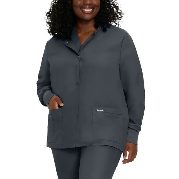 Landau - Essentials - Women's Four-Pocket Crew Neck Warm-... - Landau - Essentials - Women's Four-Pocket Crew Neck Warm-... - Image 11 of 29