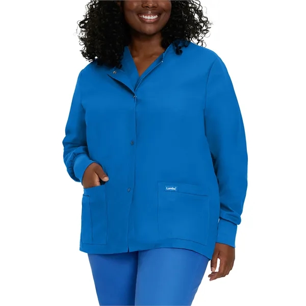 Landau - Essentials - Women's Four-Pocket Crew Neck Warm-... - Landau - Essentials - Women's Four-Pocket Crew Neck Warm-... - Image 17 of 29