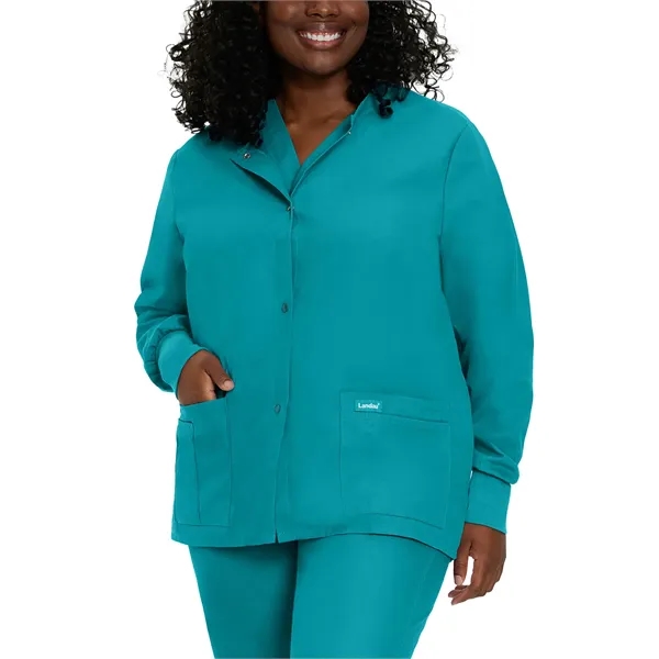 Landau - Essentials - Women's Four-Pocket Crew Neck Warm-... - Landau - Essentials - Women's Four-Pocket Crew Neck Warm-... - Image 25 of 29