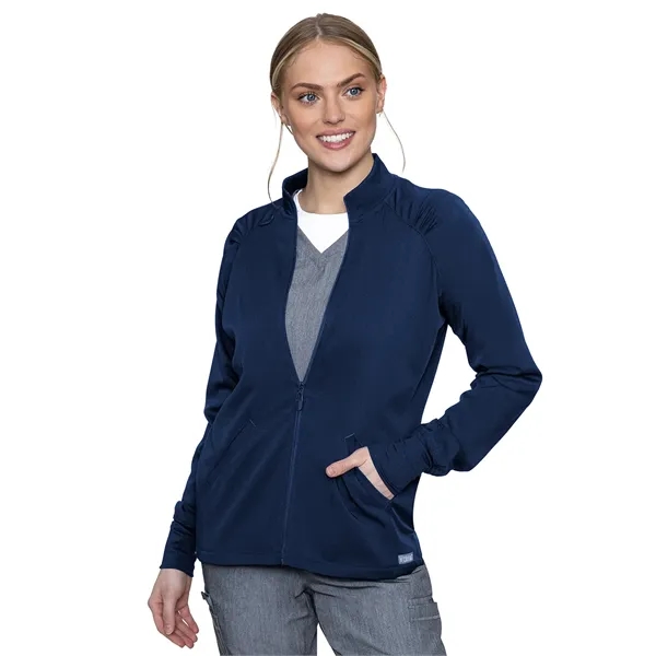 Med Couture - MC Touch - Women's 4-Pocket Zip-Front Jacket - Med Couture - MC Touch - Women's 4-Pocket Zip-Front Jacket - Image 3 of 4