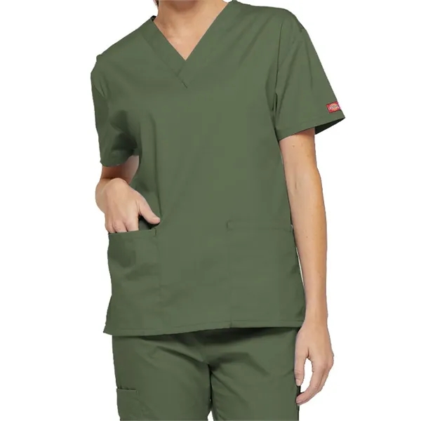 Dickies Medical - EDS Signature - Women's V-Neck Top - Dickies Medical - EDS Signature - Women's V-Neck Top - Image 15 of 27