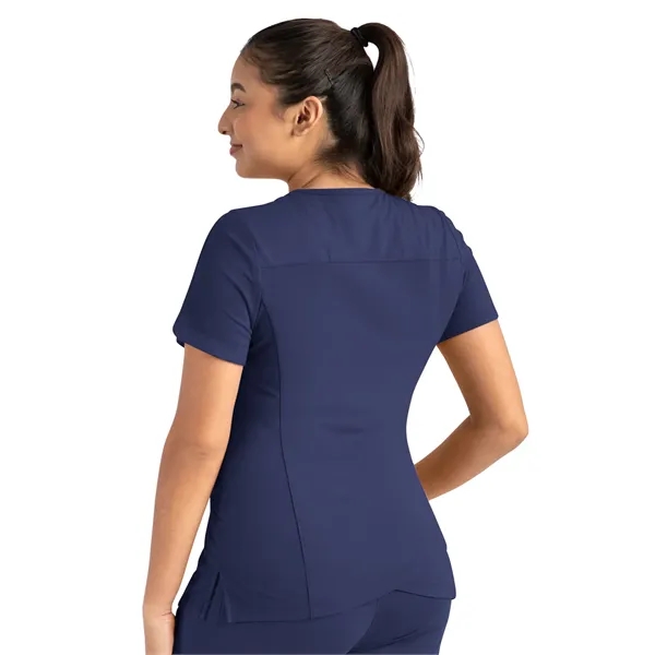 Maevn - Focus - Women's Two-Pocket Tulip-Neck Top - Maevn - Focus - Women's Two-Pocket Tulip-Neck Top - Image 6 of 13