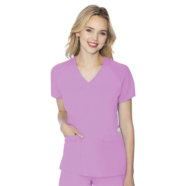Med Couture - MC Touch - Women's 6-Pocket Raglan Sleeve Top - Med Couture - MC Touch - Women's 6-Pocket Raglan Sleeve Top - Image 5 of 19