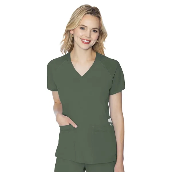 Med Couture - MC Touch - Women's 6-Pocket Raglan Sleeve Top - Med Couture - MC Touch - Women's 6-Pocket Raglan Sleeve Top - Image 9 of 19