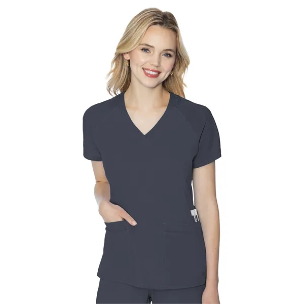 Med Couture - MC Touch - Women's 6-Pocket Raglan Sleeve Top - Med Couture - MC Touch - Women's 6-Pocket Raglan Sleeve Top - Image 11 of 19