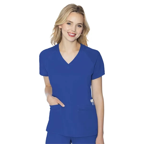 Med Couture - MC Touch - Women's 6-Pocket Raglan Sleeve Top - Med Couture - MC Touch - Women's 6-Pocket Raglan Sleeve Top - Image 13 of 19