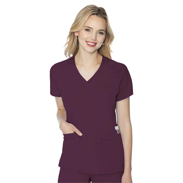 Med Couture - MC Touch - Women's 6-Pocket Raglan Sleeve Top - Med Couture - MC Touch - Women's 6-Pocket Raglan Sleeve Top - Image 19 of 19