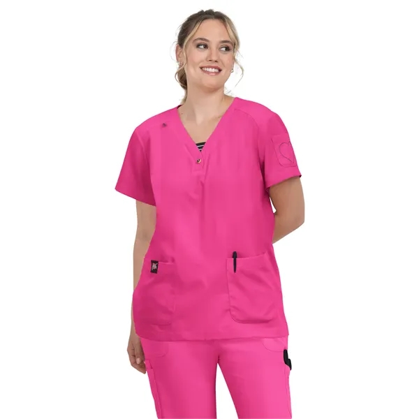 koi - Betsey Johnson - Women's Three-Pocket Striped Trim ... - koi - Betsey Johnson - Women's Three-Pocket Striped Trim ... - Image 5 of 7