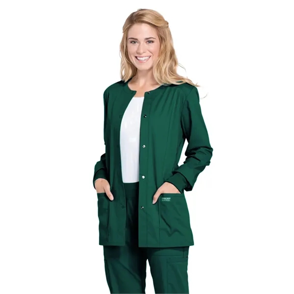 Cherokee - Workwear Professionals - Women's Snap Front Ja... - Cherokee - Workwear Professionals - Women's Snap Front Ja... - Image 11 of 25