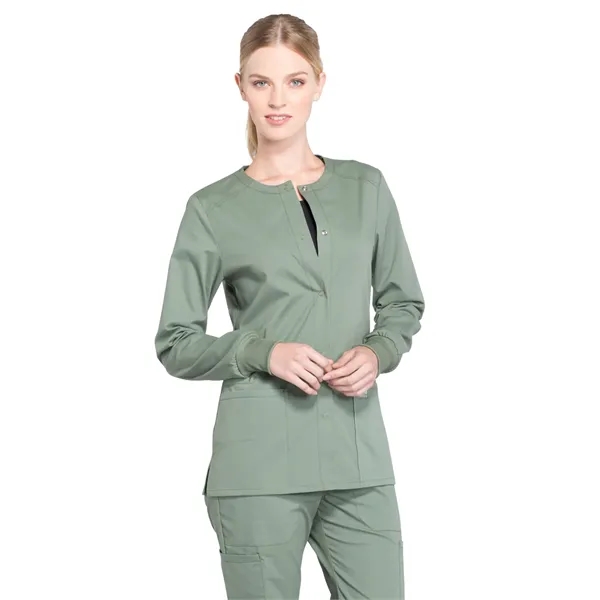 Cherokee - Workwear Professionals - Women's Snap Front Ja... - Cherokee - Workwear Professionals - Women's Snap Front Ja... - Image 15 of 25