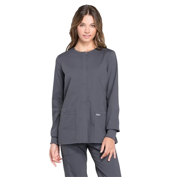 Cherokee - Workwear Professionals - Women's Snap Front Ja... - Cherokee - Workwear Professionals - Women's Snap Front Ja... - Image 17 of 25