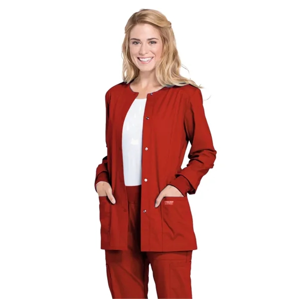 Cherokee - Workwear Professionals - Women's Snap Front Ja... - Cherokee - Workwear Professionals - Women's Snap Front Ja... - Image 19 of 25