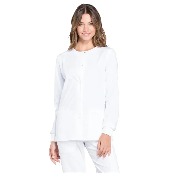 Cherokee - Workwear Professionals - Women's Snap Front Ja... - Cherokee - Workwear Professionals - Women's Snap Front Ja... - Image 23 of 25