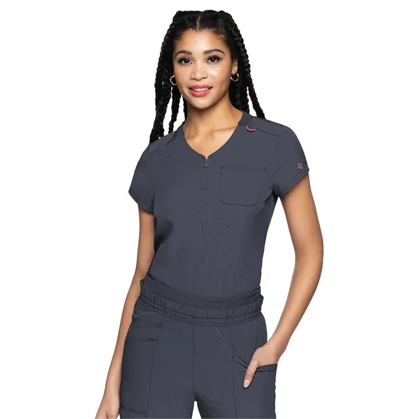 Med Couture - MC AMP - Women's 1-Pocket V-Neck Top - Med Couture - MC AMP - Women's 1-Pocket V-Neck Top - Image 9 of 13