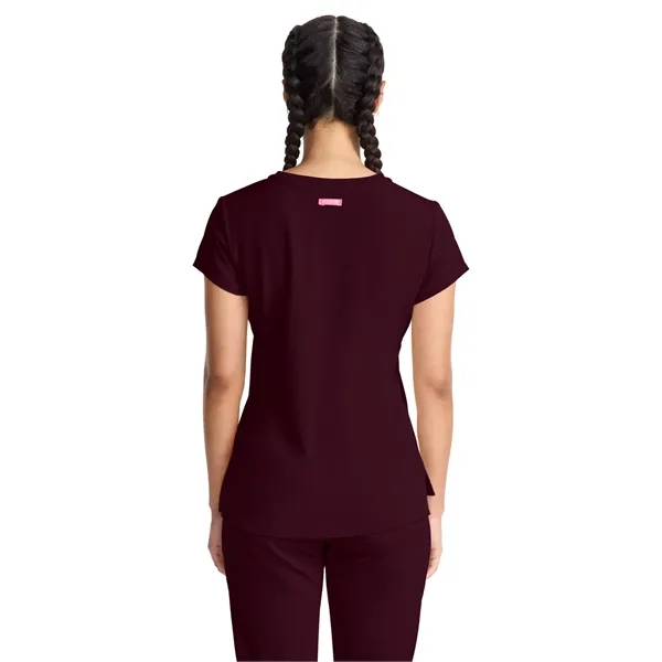 Med Couture - MC AMP - Women's 1-Pocket V-Neck Top - Med Couture - MC AMP - Women's 1-Pocket V-Neck Top - Image 12 of 13