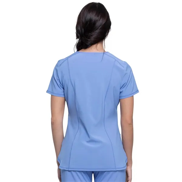 Infinity - Women's 2 Pocket Princess Seams V-Neck Top - Infinity - Women's 2 Pocket Princess Seams V-Neck Top - Image 4 of 17