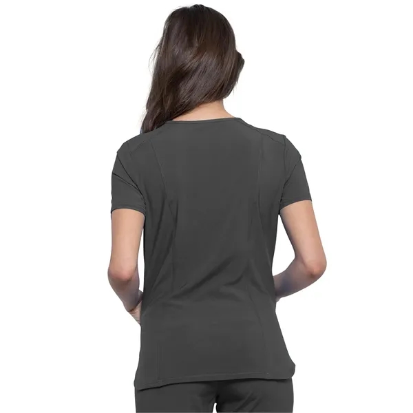 Infinity - Women's 2 Pocket Princess Seams V-Neck Top - Infinity - Women's 2 Pocket Princess Seams V-Neck Top - Image 8 of 17