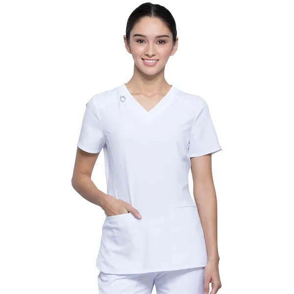 Infinity - Women's 2 Pocket Princess Seams V-Neck Top - Infinity - Women's 2 Pocket Princess Seams V-Neck Top - Image 15 of 17
