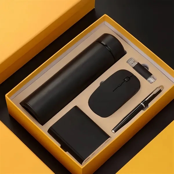 Business Gift Set Bottle Wireless Mouse Pen USB Drive - Business Gift Set Bottle Wireless Mouse Pen USB Drive - Image 5 of 5