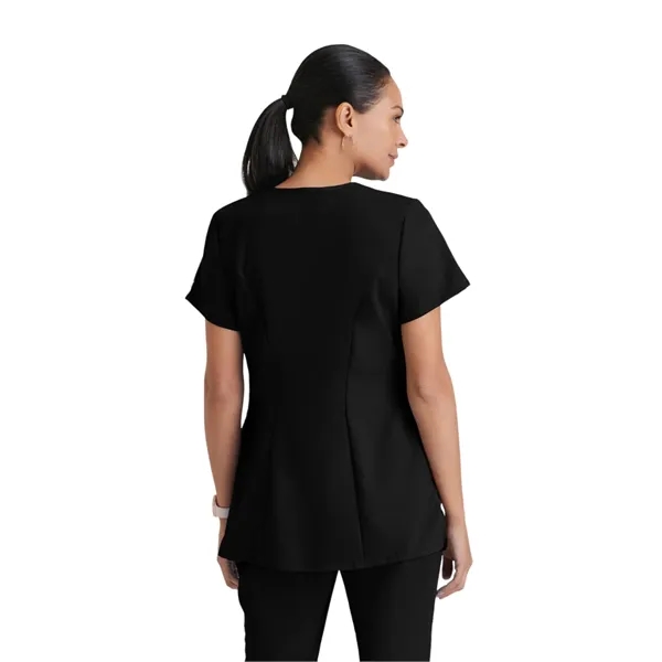 Grey's Anatomy Classic - Women's Two-Pocket Mock Wrap Lil... - Grey's Anatomy Classic - Women's Two-Pocket Mock Wrap Lil... - Image 1 of 7