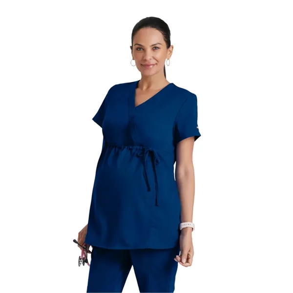 Grey's Anatomy Classic - Women's Two-Pocket Mock Wrap Lil... - Grey's Anatomy Classic - Women's Two-Pocket Mock Wrap Lil... - Image 3 of 7