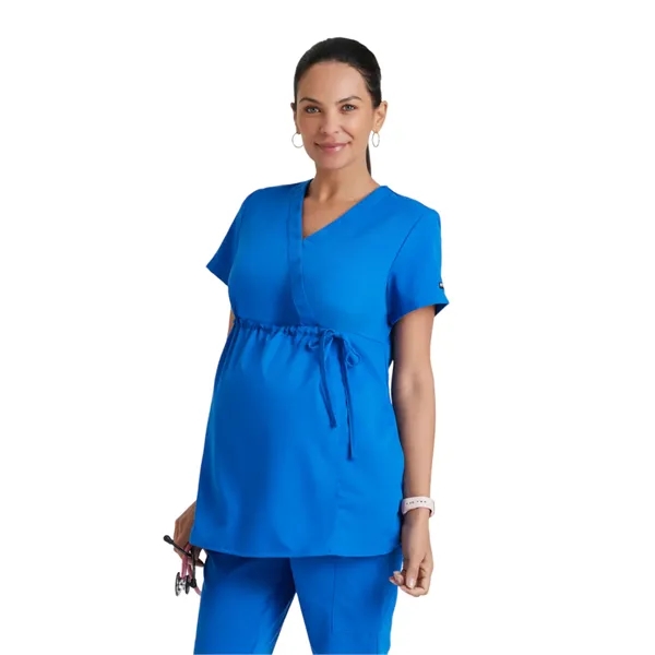 Grey's Anatomy Classic - Women's Two-Pocket Mock Wrap Lil... - Grey's Anatomy Classic - Women's Two-Pocket Mock Wrap Lil... - Image 5 of 7