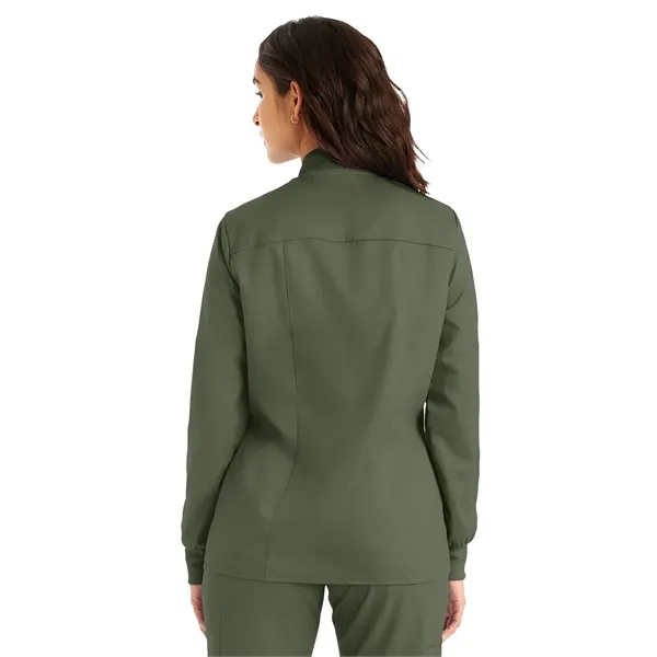 Landau - ProFlex - Women's 3-Pocket Mock Neck Zip-Front J... - Landau - ProFlex - Women's 3-Pocket Mock Neck Zip-Front J... - Image 12 of 27