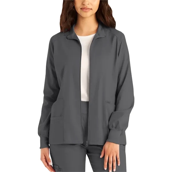 Landau - ProFlex - Women's 3-Pocket Mock Neck Zip-Front J... - Landau - ProFlex - Women's 3-Pocket Mock Neck Zip-Front J... - Image 17 of 27