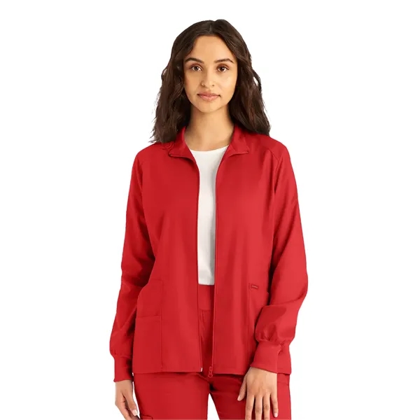 Landau - ProFlex - Women's 3-Pocket Mock Neck Zip-Front J... - Landau - ProFlex - Women's 3-Pocket Mock Neck Zip-Front J... - Image 23 of 27