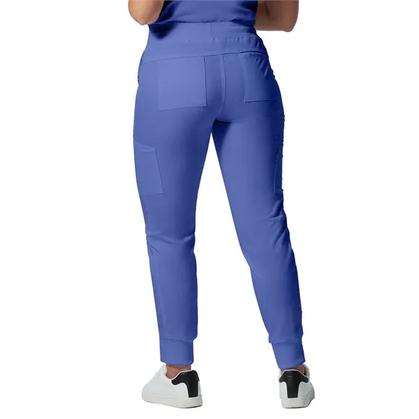 Landau - ProFlex - Women's Six-Pocket Mid-Rise Elastic-Ba... - Landau - ProFlex - Women's Six-Pocket Mid-Rise Elastic-Ba... - Image 4 of 25