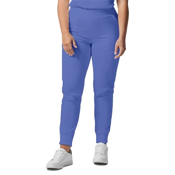 Landau - ProFlex - Women's Six-Pocket Mid-Rise Elastic-Ba... - Landau - ProFlex - Women's Six-Pocket Mid-Rise Elastic-Ba... - Image 5 of 25