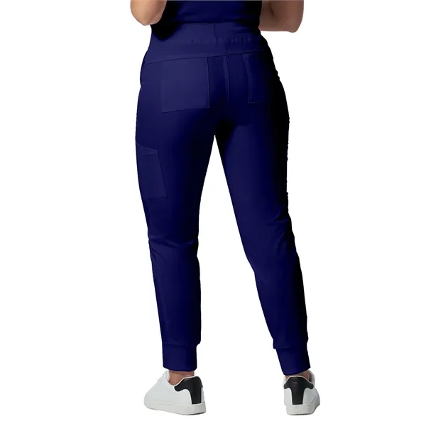 Landau - ProFlex - Women's Six-Pocket Mid-Rise Elastic-Ba... - Landau - ProFlex - Women's Six-Pocket Mid-Rise Elastic-Ba... - Image 6 of 25