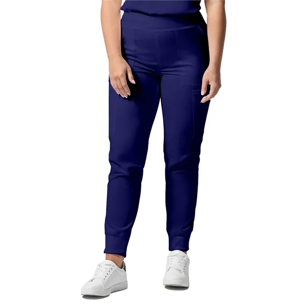 Landau - ProFlex - Women's Six-Pocket Mid-Rise Elastic-Ba... - Landau - ProFlex - Women's Six-Pocket Mid-Rise Elastic-Ba... - Image 7 of 25