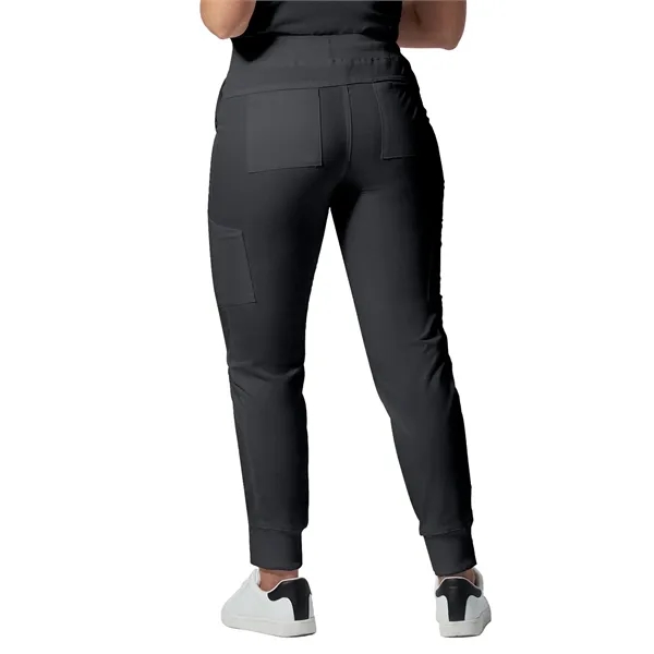 Landau - ProFlex - Women's Six-Pocket Mid-Rise Elastic-Ba... - Landau - ProFlex - Women's Six-Pocket Mid-Rise Elastic-Ba... - Image 8 of 25