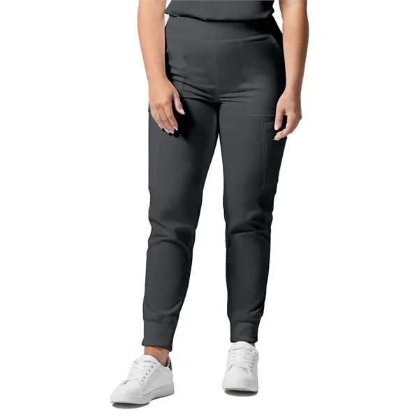 Landau - ProFlex - Women's Six-Pocket Mid-Rise Elastic-Ba... - Landau - ProFlex - Women's Six-Pocket Mid-Rise Elastic-Ba... - Image 9 of 25