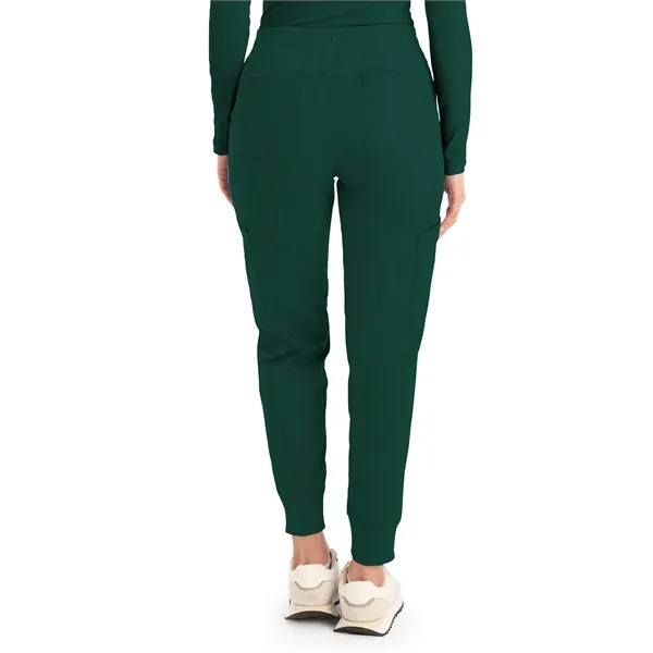 Landau - ProFlex - Women's Six-Pocket Mid-Rise Elastic-Ba... - Landau - ProFlex - Women's Six-Pocket Mid-Rise Elastic-Ba... - Image 10 of 25