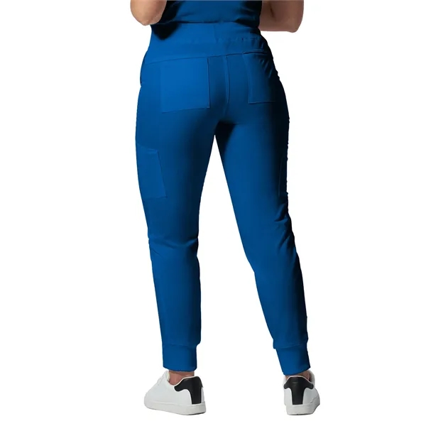 Landau - ProFlex - Women's Six-Pocket Mid-Rise Elastic-Ba... - Landau - ProFlex - Women's Six-Pocket Mid-Rise Elastic-Ba... - Image 14 of 25