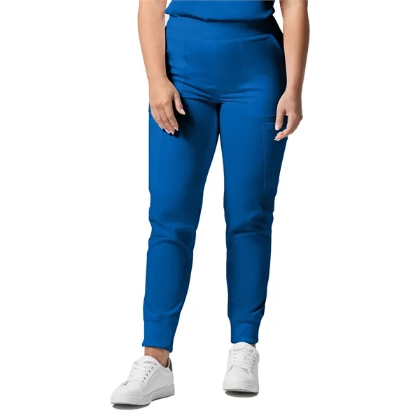 Landau - ProFlex - Women's Six-Pocket Mid-Rise Elastic-Ba... - Landau - ProFlex - Women's Six-Pocket Mid-Rise Elastic-Ba... - Image 15 of 25