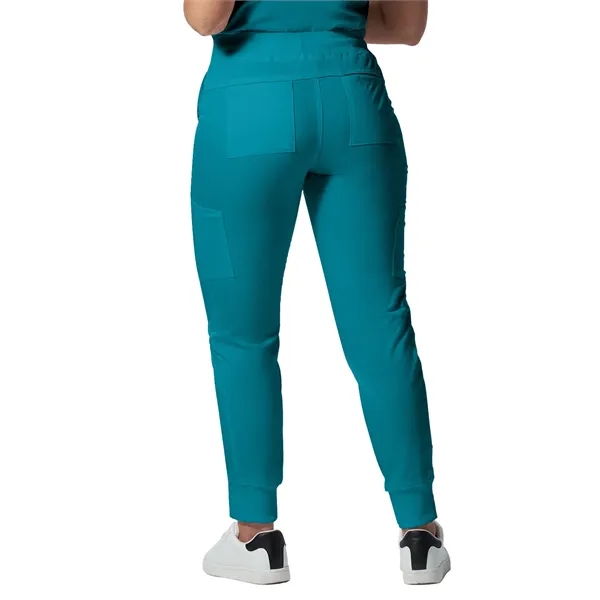 Landau - ProFlex - Women's Six-Pocket Mid-Rise Elastic-Ba... - Landau - ProFlex - Women's Six-Pocket Mid-Rise Elastic-Ba... - Image 16 of 25