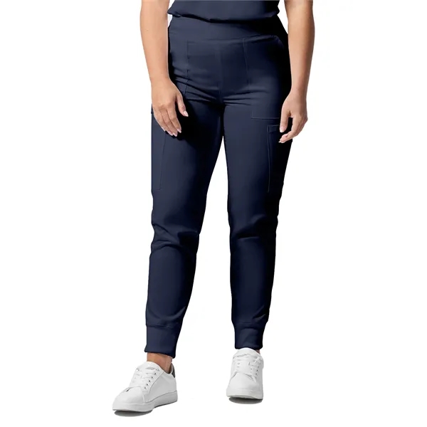 Landau - ProFlex - Women's Six-Pocket Mid-Rise Elastic-Ba... - Landau - ProFlex - Women's Six-Pocket Mid-Rise Elastic-Ba... - Image 19 of 25